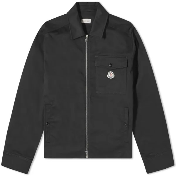 Куртка Moncler Garbardine Double Zip, черный