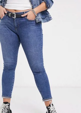 Джинсы скинни Levi's Plus 310-Синий