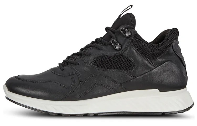 Ecco St.1 Lifestyle Shoes Men Mid-top Black