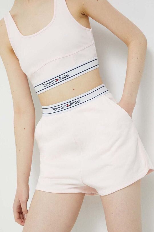 Шорты Tommy Jeans, розовый