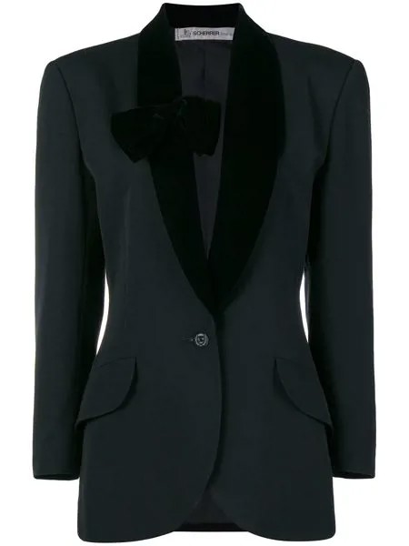 Jean Louis Scherrer Pre-Owned пиджак с бантом