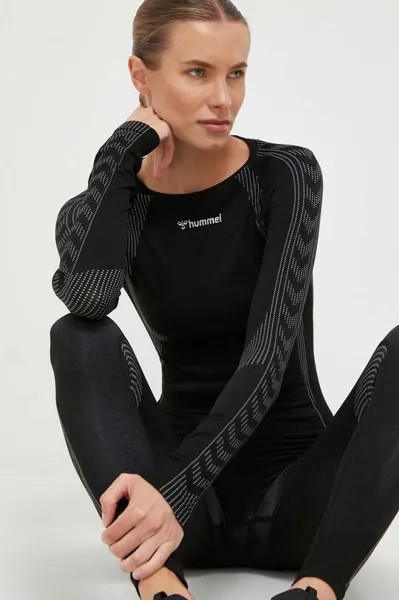 Shaping Бесшовный тренировочный лонгслив Hummel, черный
