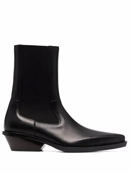 Acne Studios pointed leather boots