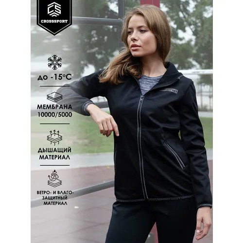 Куртка CroSSSport, размер 48, черный