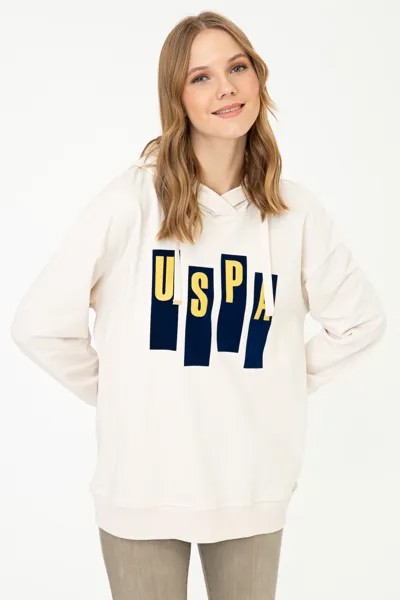 Худи женское U.S. POLO Assn. G082SZ0820VOMBA бежевое L