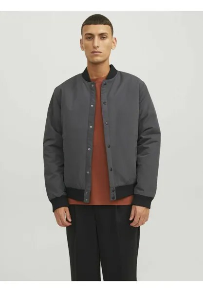 Куртка-бомбер WARRIOR COLLEGE UNISEX Jack & Jones, асфальт