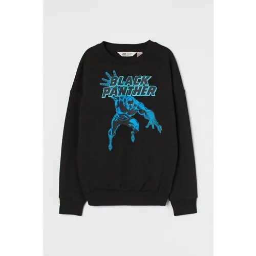 Свитшот H&M, размер 134/140, черный