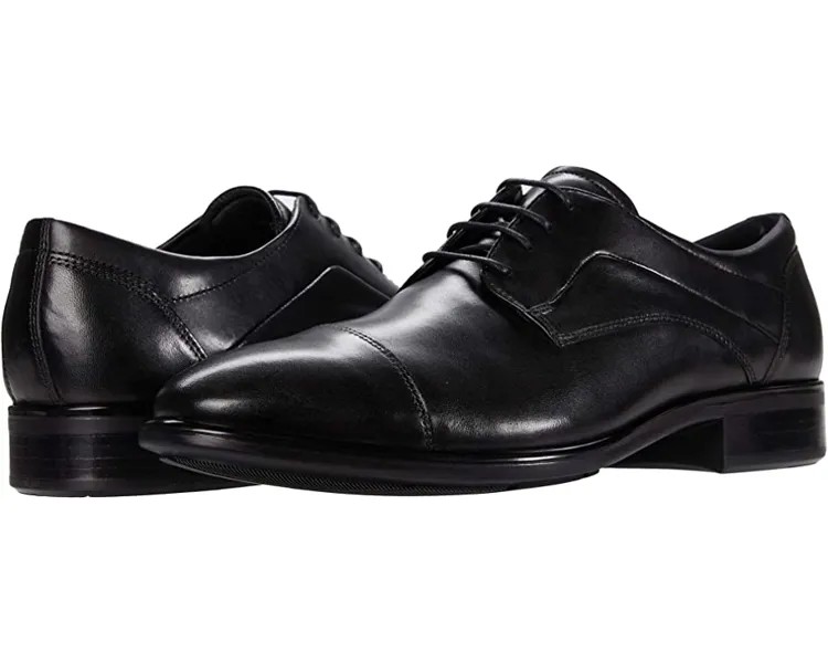 Оксфорды Citytray Cap Toe Tie ECCO, черный