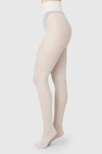 Колготки ina pointelle Swedish Stockings, белый