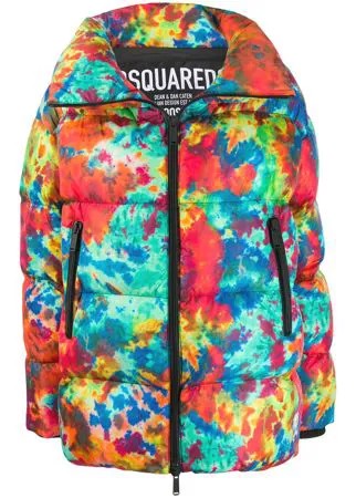 Dsquared2 пуховик с принтом