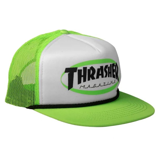 Кепка THRASHER Ellipse Mag Logo Trucker Rope Hat Green 2023