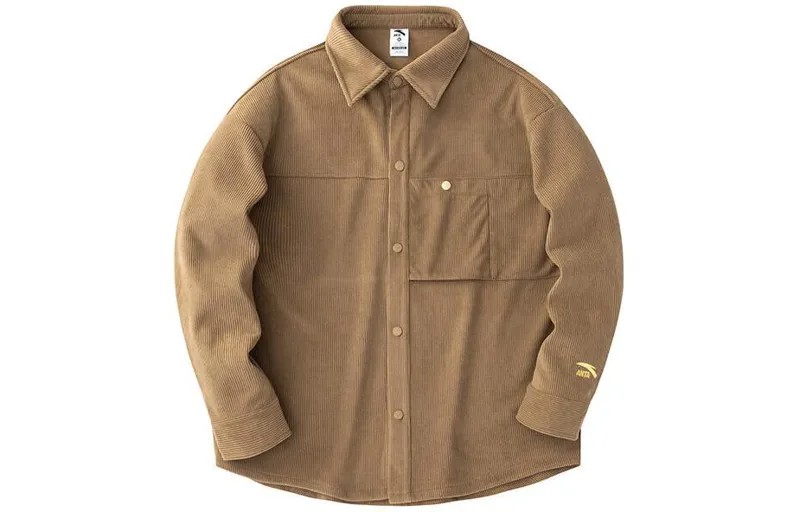 Рубашка Life Collection мужская коричневая Anta, коричневый
