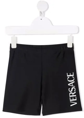Versace Kids шорты с логотипом