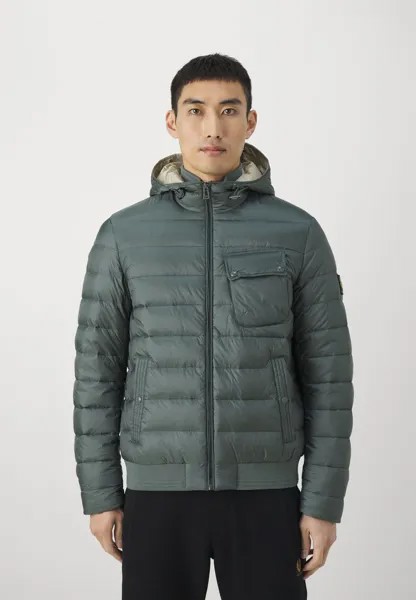 Пуховик STREAMLINE JACKET Belstaff, цвет dark mineral green