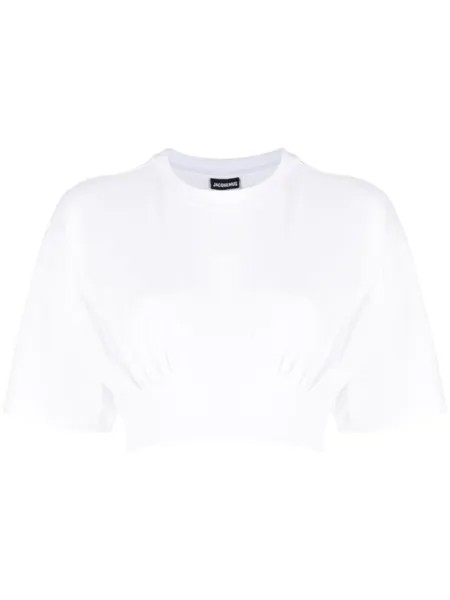 Jacquemus укороченная футболка Le Caraco, белый