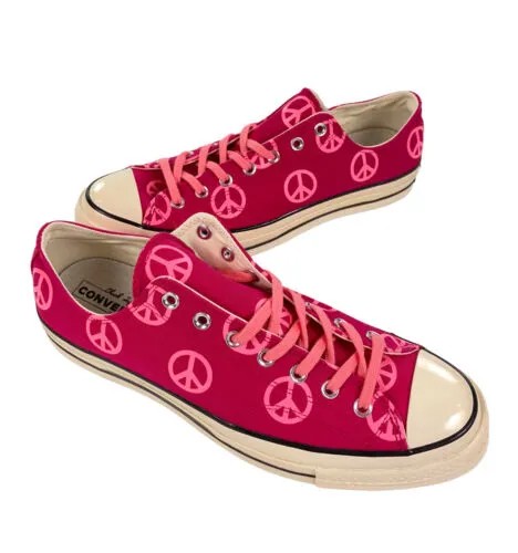 НОВЫЕ кроссовки Converse Chuck 70 Ox Peace Pink Egret, мужские кроссовки, размер 12 167914C