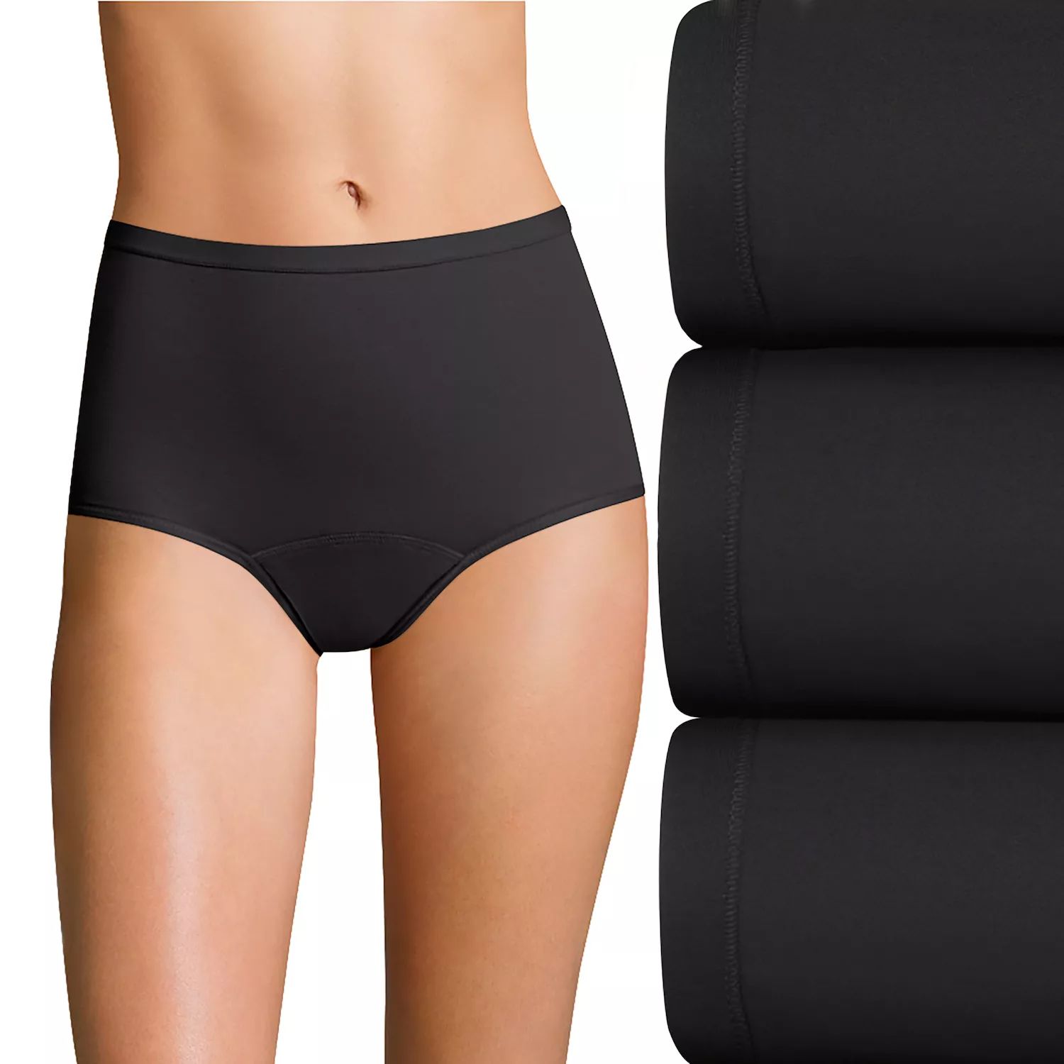Женские брюки Hanes Ultimate Comfort, Period., 3 шт., умеренно протекающие, 40FDM3 Hanes