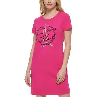 Женское платье-футболка с мини-логотипом Karl Lagerfeld Paris BHFO 8247