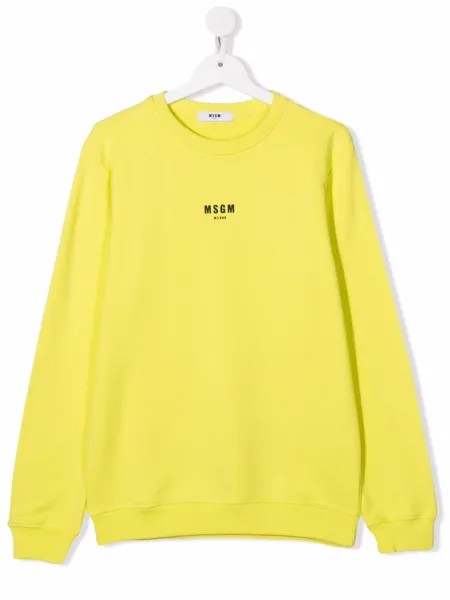 MSGM Kids толстовка с логотипом