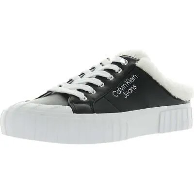 Женские туфли без каблуков Calvin Klein Jeans Veronik черно-белые 7, средние (B,M) BHFO 5177