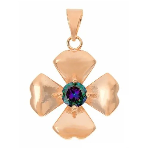 Подвеска Lotus Jewelry, фианит, мультиколор