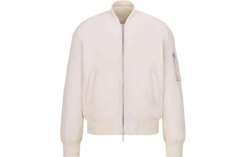 Travis Scott Quarterly Новые продукты Куртка мужская Off White Dior, кремовый