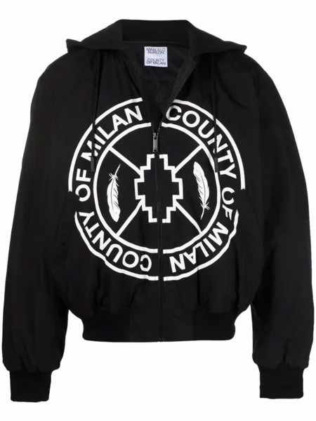Marcelo Burlon County of Milan бомбер Skate Cross, черный