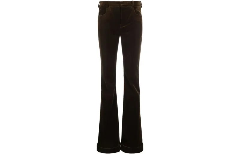 SAINT LAURENT Женские повседневные брюки, цвет Brown