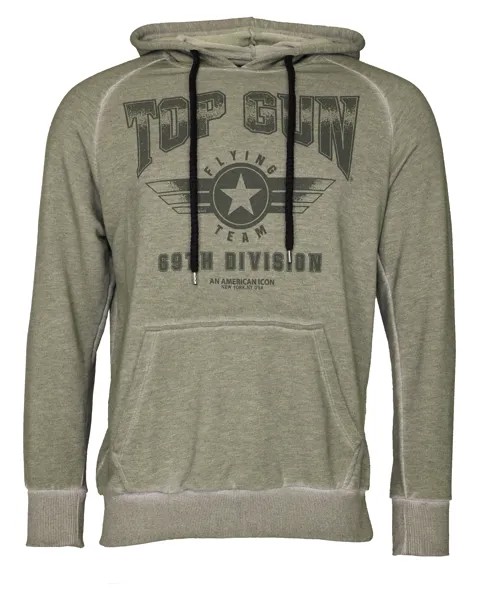 Толстовка TOP GUN Hoodie TG20212102, оливковый