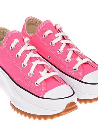 Розовые кеды на массивной подошве Converse детские