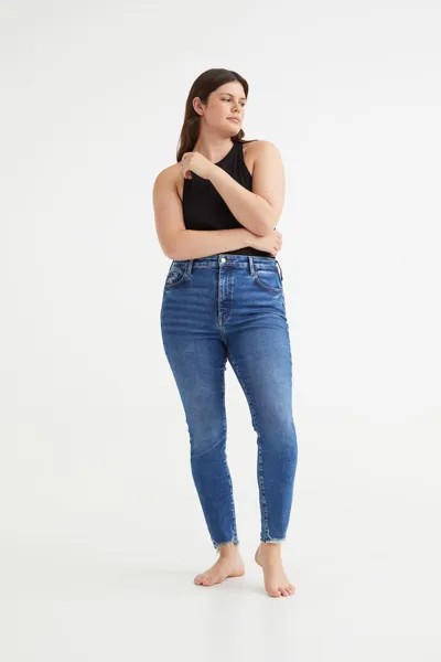 Джинсы женские H&M 0986211019 синие 4XL (доставка из-за рубежа)