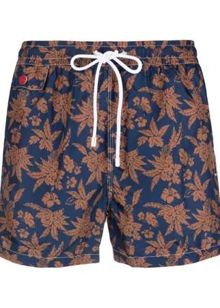 Kiton плавки-шорты с принтом