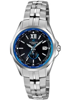 Японские наручные  женские часы Casio OCW-S340-1AJF. Коллекция Oceanus