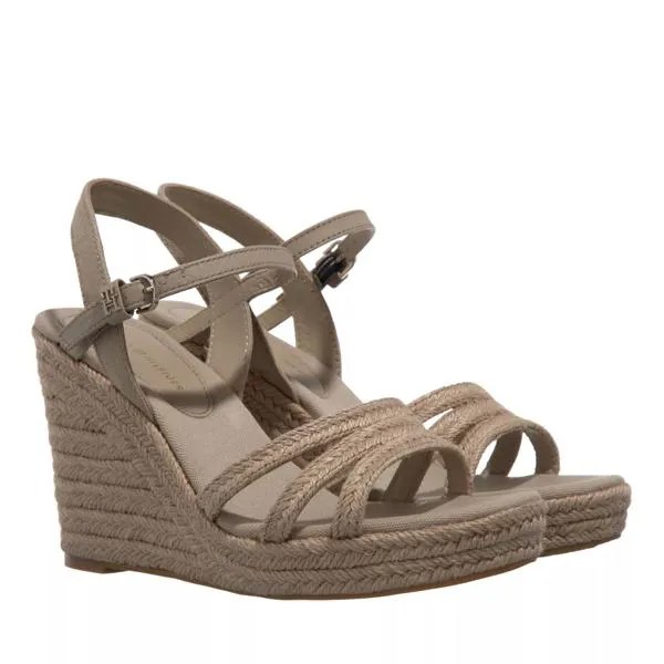 Эспадрильи essential basic wedge sandal Tommy Hilfiger, бежевый