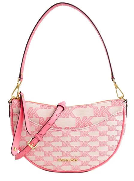 Michael Kors Женская сумка через плечо Dover Md Half Moon Shldr Bag Tea Pink
