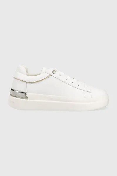 Кожаные кроссовки LUX METALLIC CUPSOLE SNEAKER Tommy Hilfiger, белый