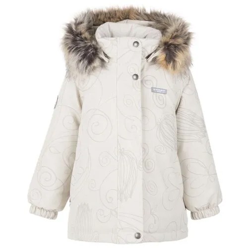 Куртка зимняя для девочек (Размер: 116), арт. K21429 5055 VELMA, цвет кремовый