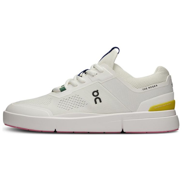 Кроссовки On THE ROGER Lifestyle Shoes Women's Low-top Yellow/blue, белый