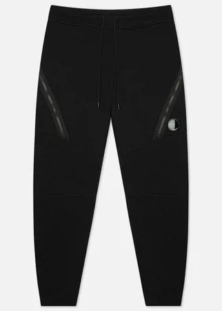 Мужские брюки C.P. Company Diagonal Raised Fleece Utility, цвет чёрный, размер XL