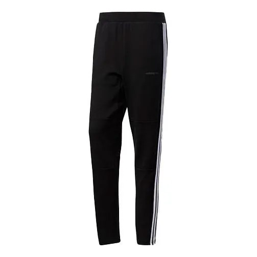 Спортивные штаны adidas neo M Fr Q1 Tp Stripe Running Sports Pants Black, черный