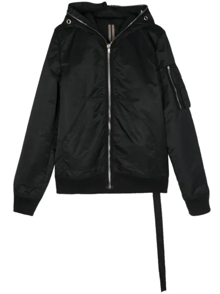 Куртка с капюшоном и люверсами Rick Owens DRKSHDW, черный