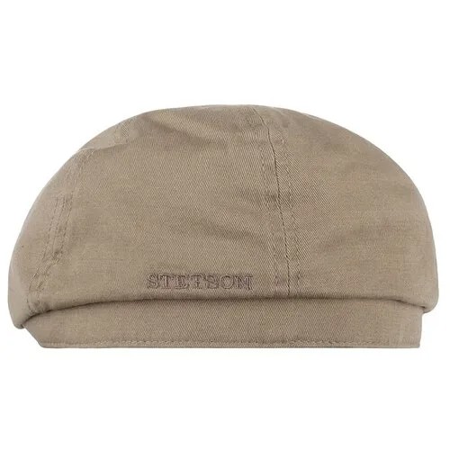 Кепка STETSON арт. 6641110 6-PANEL CAP COTTON TWILL (бежевый), размер 57