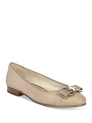 Женские бежевые балетки SAM EDELMAN с коротким носком Mage Toe Block Heel Slip On балетки 9,5