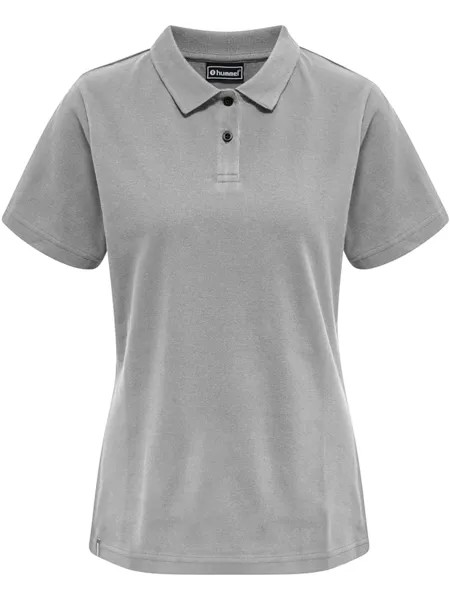 Поло Hummel Hmlred Stretch Polo Woman, серый меланж