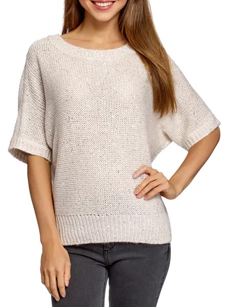 Джемпер женский oodji 63803057-2 бежевый XS