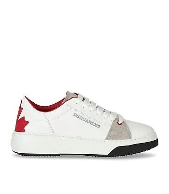 Dsquared2 Bumper White Red Sneaker Man