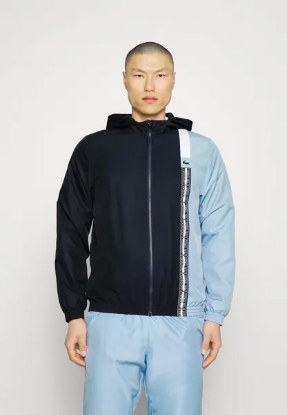 Спортивная куртка Lacoste, темно-синий/обзор-белый