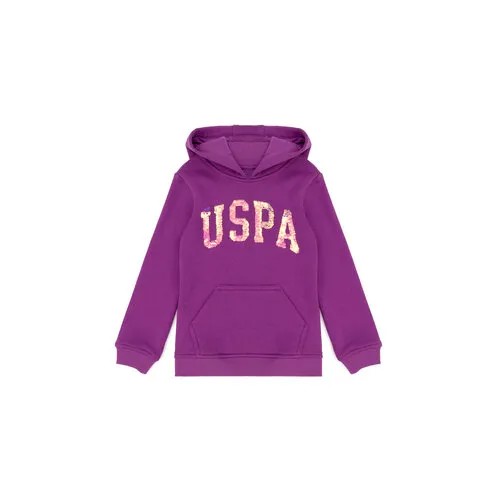 Худи U.S. POLO ASSN., размер 5_6, фиолетовый