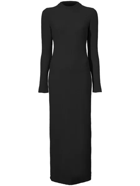 Proenza Schouler трикотажное платье макси Lara, черный