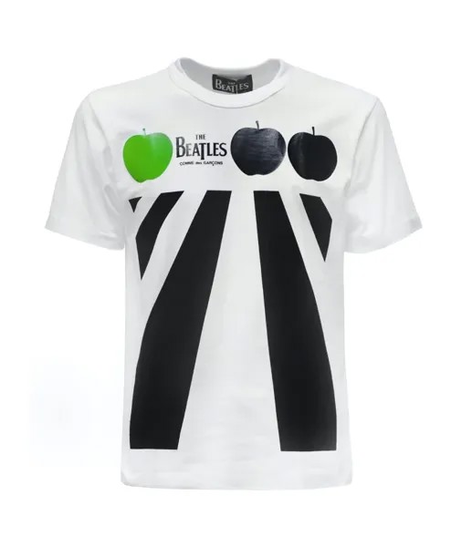 Футболка с принтом The Beatles Comme Des Garçons, белый